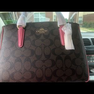 Coach Surrey Carryall in Signature Canvas Brown